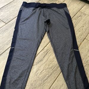 Danskin Now Women’s Navy Herringbone Pattern Athletic Pants XXL